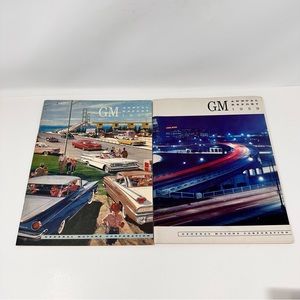 Vintage 1958 and 1959 GM Annual Reports Booklets General Motors Corporation